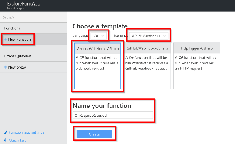 Azure Functions – Create Generic Webhook Trigger – Praveen Kumar ...