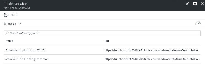 Explore Storage Account of Azure Functions – Table Service – Praveen ...