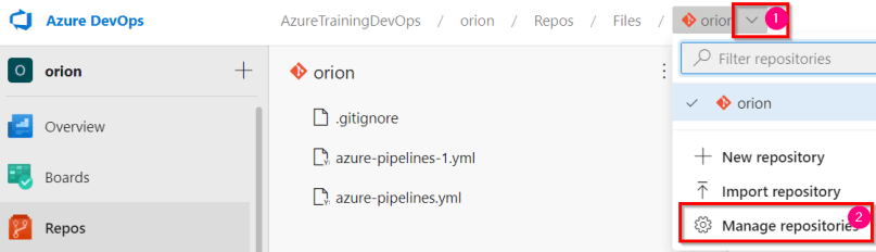 Azure DevOps – Delete a git repository – Praveen Kumar Sreeram's Blog