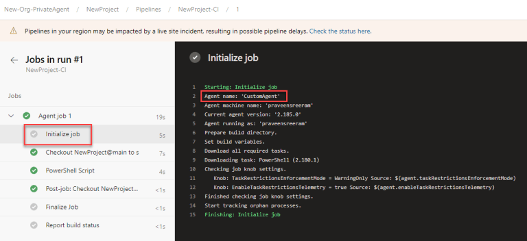 Azure DevOps – Configure Self Hosted Agent for Azure Pipelines ...
