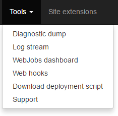 Azure App Service - Kudu - Other Tools